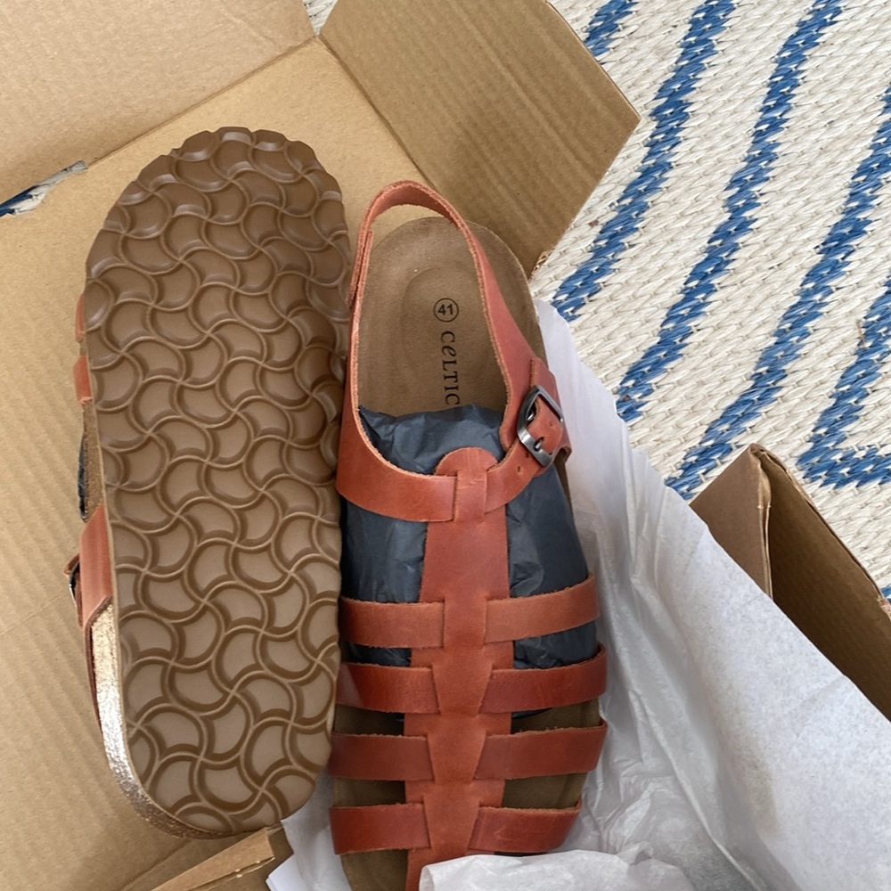 NWT. These classic fisherman sandals are great either dressed up or down. - Picture 2 of 2